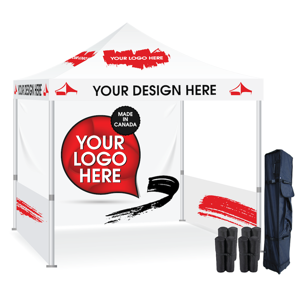 Tent Display and walls with Custom Graphics