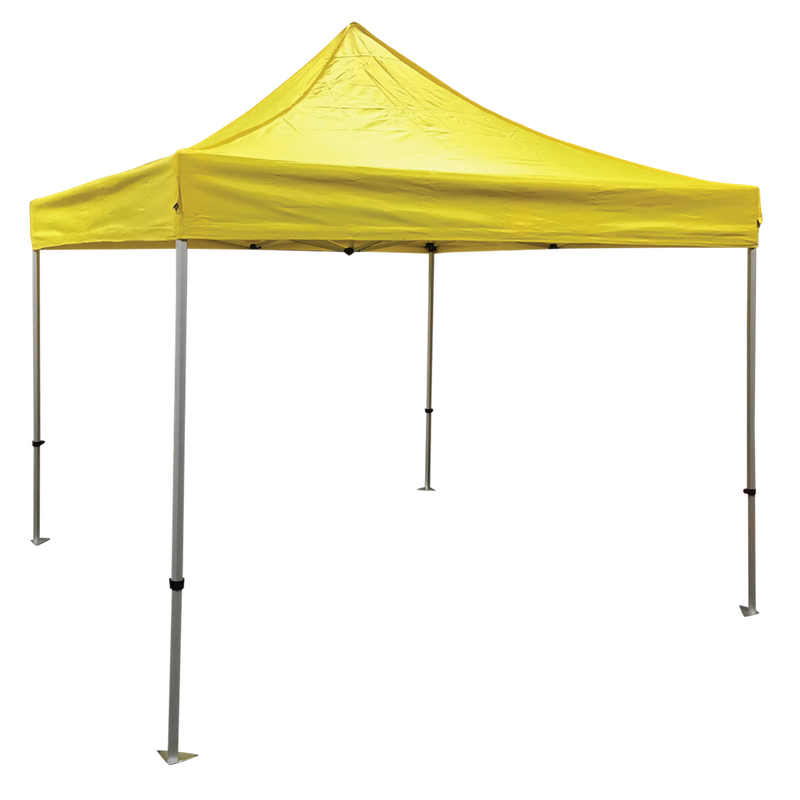 Plain 10x10 EZ pop up Tent Canopy Yellow