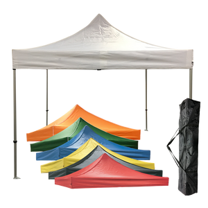 10x10 Professional Tent Package solid colour canopy